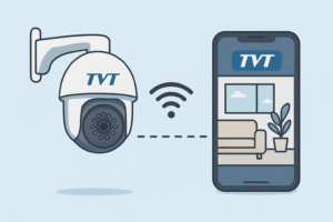 اتصال دوربین مداربسته tvt به موبایل